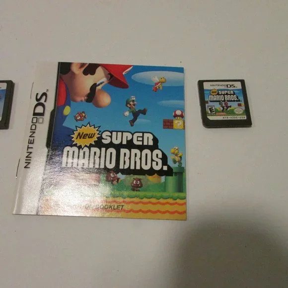 lot of 2 Nintendo DS Super Mario 64 and Super Mario Bros video game case… - Picture 3 of 8